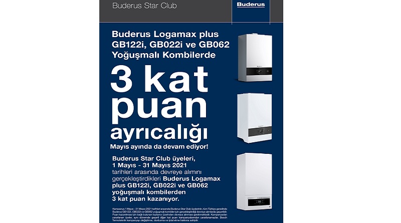 Buderus Star Club’tan Kat Kat Puan Kampanyası