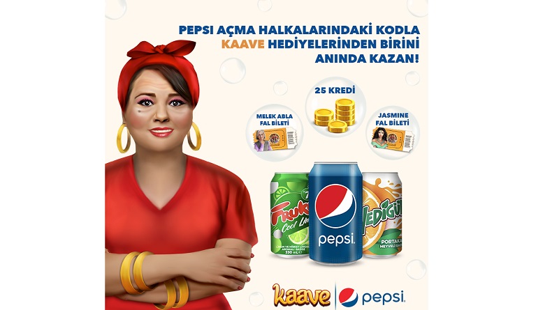 Fal uygulaması Kaave ve Pepsi’den kazandıran iş birliği