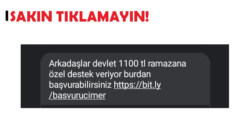 'Bu linkten' başvurmayın!
