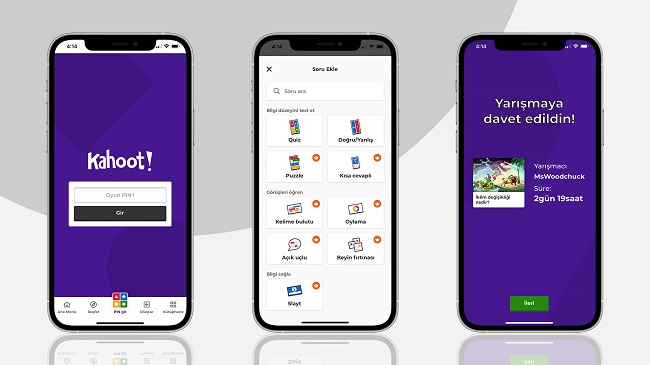 Öğrenmeyi eğlenceli hale getiren Kahoot! Türkçe dil desteği sunmaya başladı