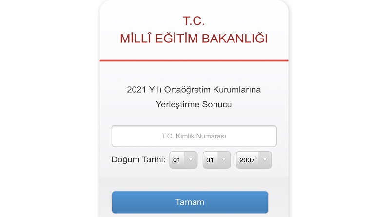LGS Sonuçları Açıklandı - Sonuçları öğrenmek için TIKLAYINIZ!
