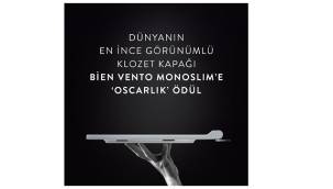 Dünyanın en ince görünümlü klozet kapağı Bien Vento Monoslim’e ‘Oscarlık’ ödül