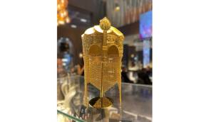 8 kilogram saf altından yapılan Sultan Alp Arslan’ın miğferi İstanbul Jewelry Show’da sergilendi