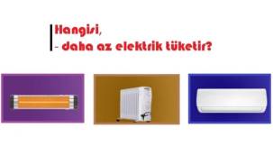 Isınmak için - 'Elektrikli Isıtıcı, Elektrikli Radyatör ve Klima' hangisi daha az elektrik tüketir?