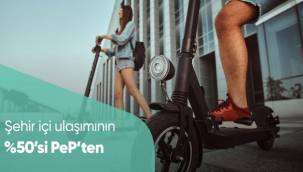 PeP Taksi ve Scooter Harcamalarının %50’sini Hediye Ediyor!