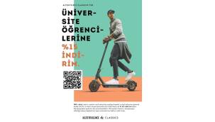 Üniversite öğrencilerine özel ek %15 indirim Altınyıldız Classics'te