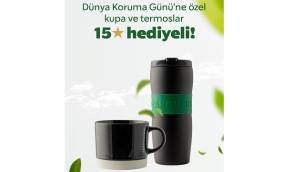 Dünya Doğa Koruma Günü’ne özel termos ve kupa alışverişlerinizde 15 yıldız Starbucks’tan!