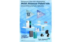 Binden fazla mobil aksesuara Türk Telekom'dan 12 taksit!