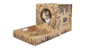 Pratik ve hijyenik kağıt kedi tuvaleti Türkiye’de bir ilk olarak Metro Türkiye raflarında!