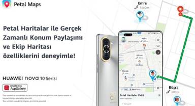 Petal Haritalar’da Ekip Haritası ve Gerçek Zamanlı Konum Paylaşımını deneyimleyin