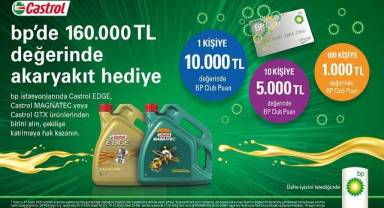 bp istasyonlarında kampanya - 160 bin TL değerinde akaryakıt!