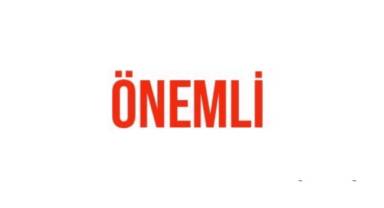 AFAD - Önemli duyuru!