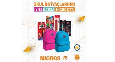 Migros yeni eğitim dönemine hazır!