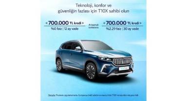 Elektrikli TOGG - T10X’te 700 bin TL’ye 30 ay vade kampanyası başladı!