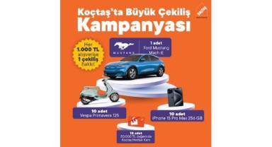 Koçtaş'tan büyük çekiliş kampanyası!