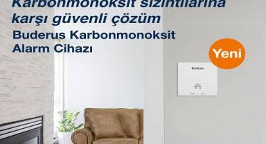 Yaşam Alanları İçin Yeni Karbonmonoksit Alarm Cihazı - Buderus üretti!