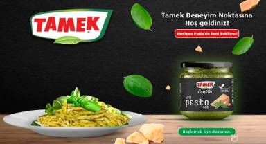 PUDO kullanıcılarına Tamek Pesto sos hediyesi