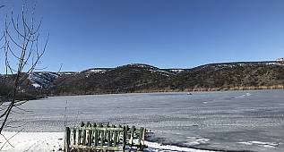 ODTÜ Eymir Gölü - Tamamen dondu!