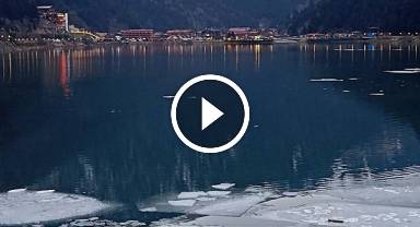 Uzungöl'de kar - VİDEO!