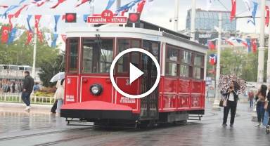 Nostaljik tramvayın yeni halini gördünüz mü?